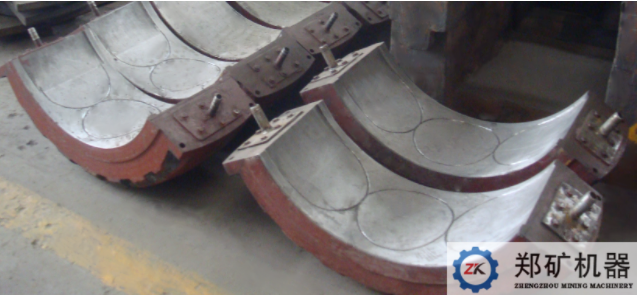 球磨机主轴瓦的修复